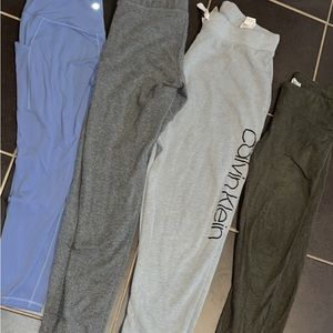 Large and medium pants and leggings